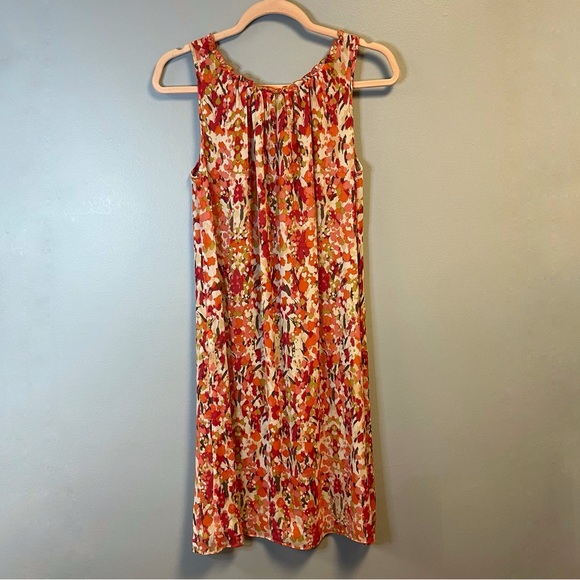 Sundance Dress 100% Silk Floral Sleeveless Ruffled Edge Sundress Sz S EUC - Picture 5 of 6